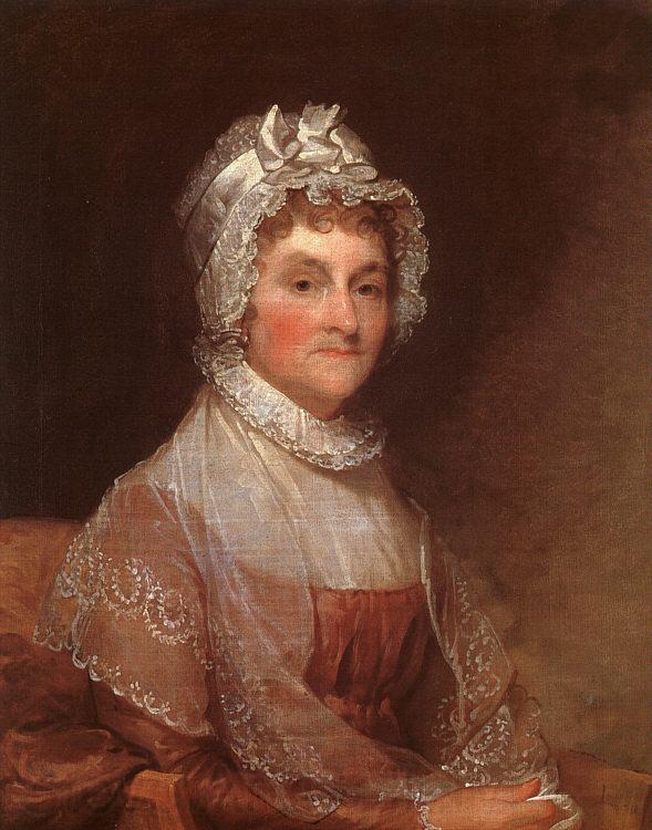 Gilbert Charles Stuart Abigail Adams France oil painting art